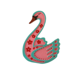 Swan Wooden Lamp - Image 2